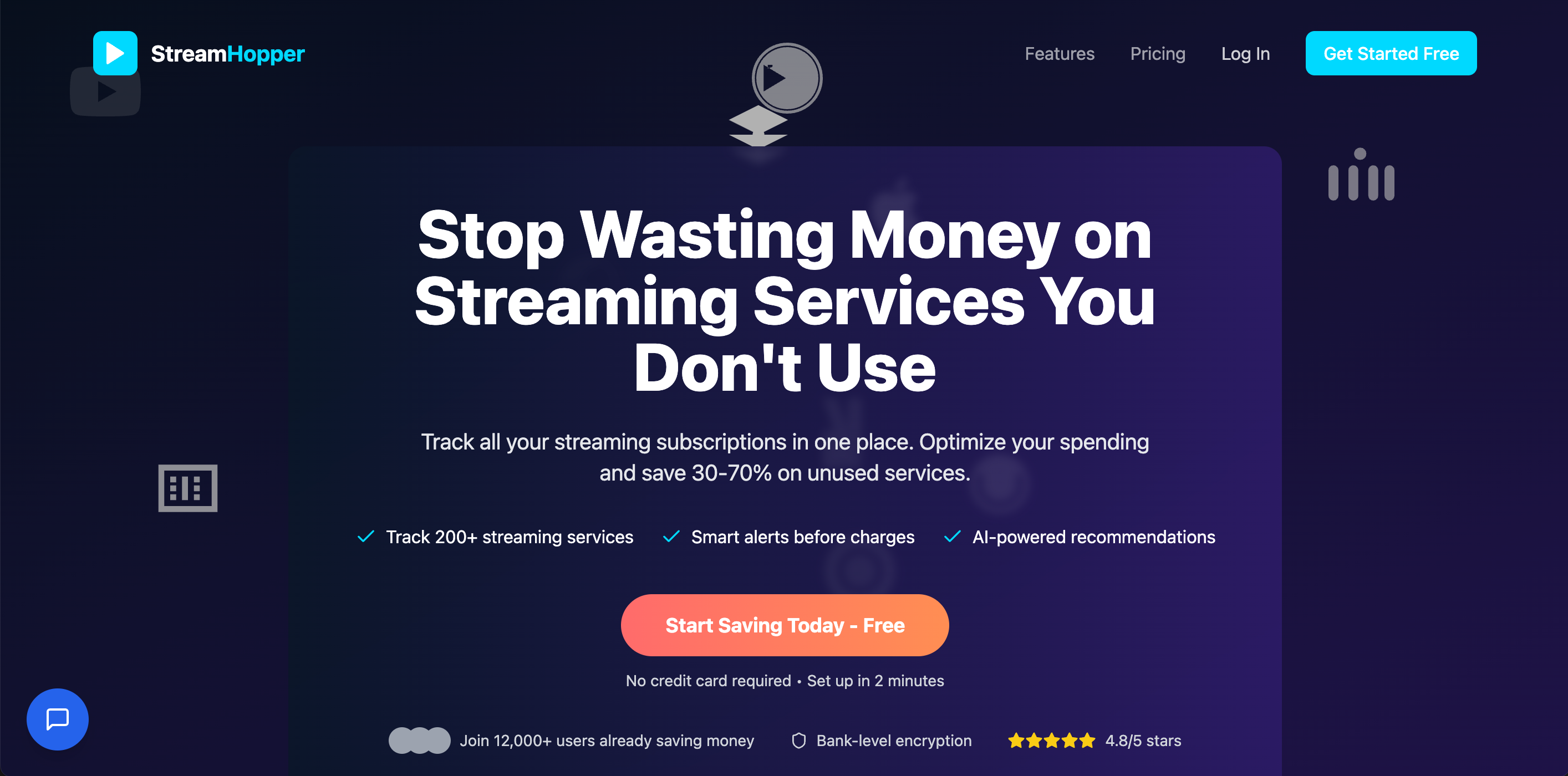 StreamHopper - Content discovery platform helping users find their next binge-watch